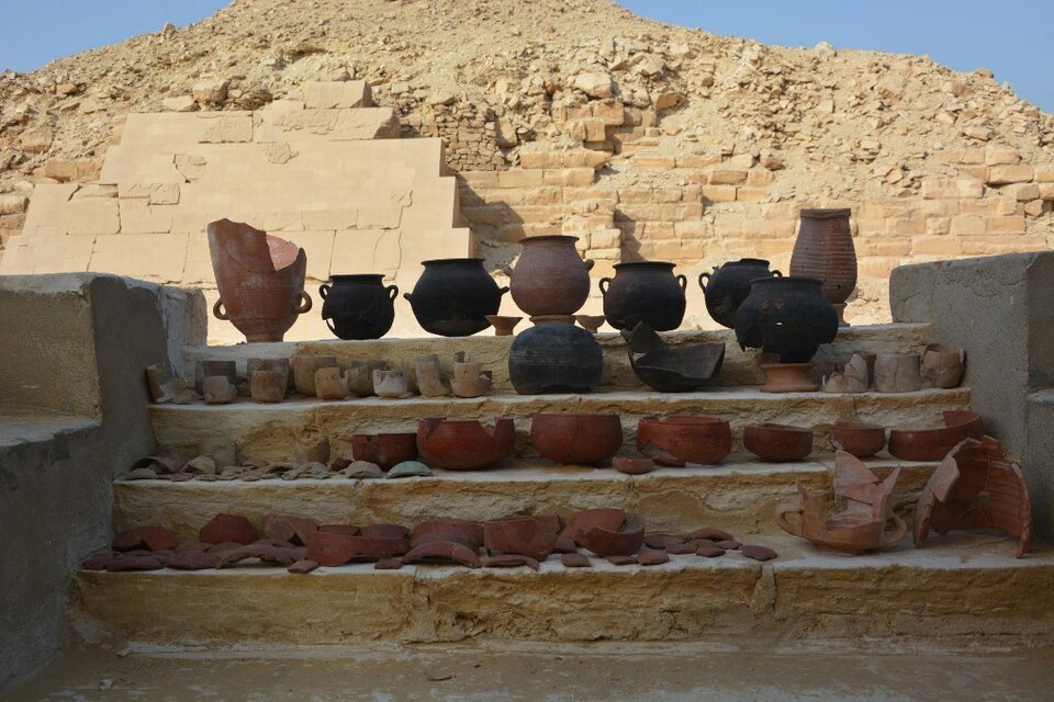 Gracias a las inscripciones de las vasijas, en el futuro se podrá descifrar mejor el vocabulario de la química del antiguo Egipto (Foto: AFP).
