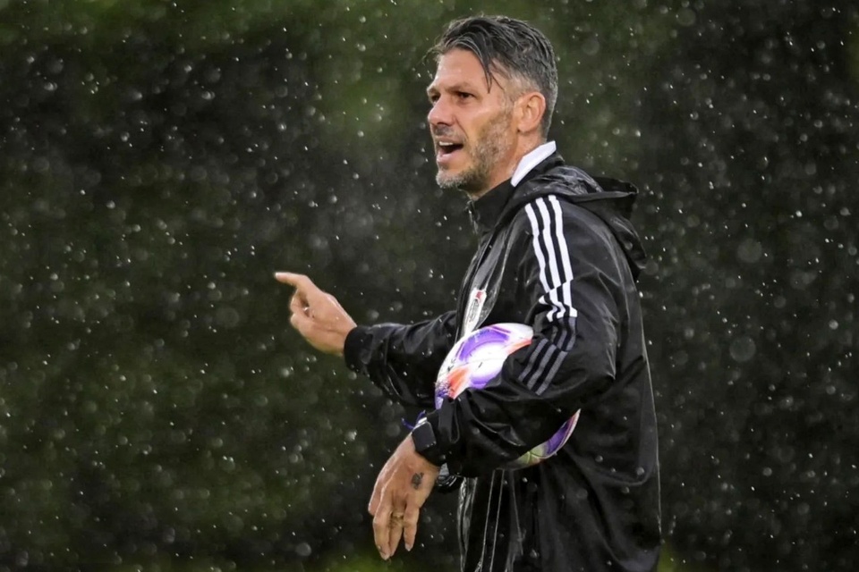 Martín Demichelis, técnico que debutó y ganó en River (Fuente: Prensa River)