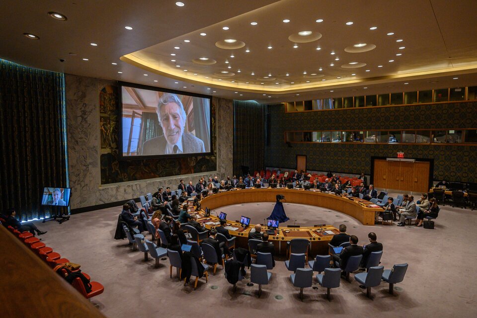 El discurso de Roger Waters en el Consejo de Seguridad de la ONU tras haber sido invitado por Rusia (Fuente: EFE)