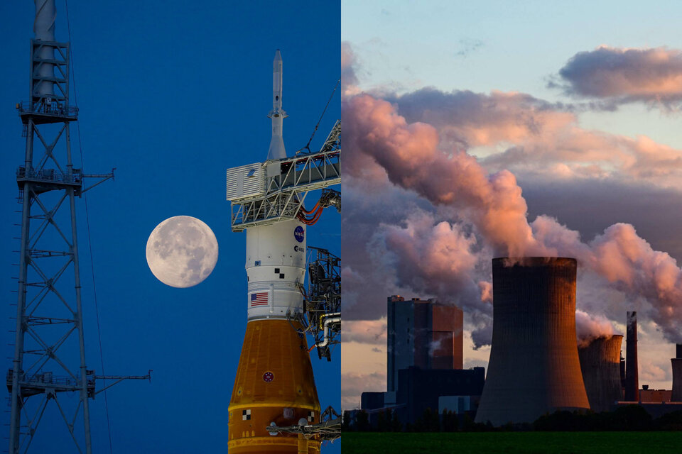 Los científicos proponen que el polvo lanzado desde la superficie lunar o desde una estación espacial situada entre la Tierra y el Sol. (Foto: AFP)