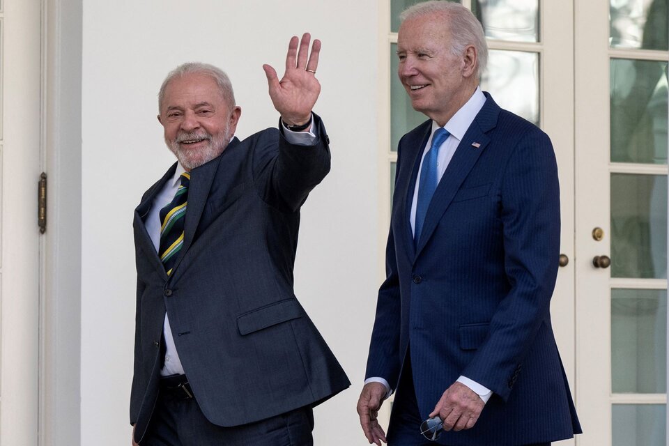 El presidente Lula visita a su par Joe Biden en Washington, con la crisis climática en la agenda. (Fuente: AFP)