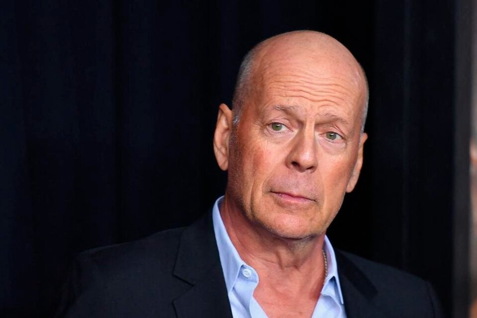 Bruce Willis padece demencia frontotemporal (Fuente: AFP)