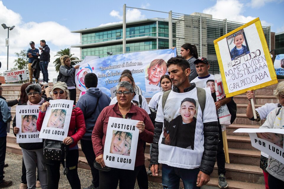 La sentenca fue esperada con pedidos de justicia para el nene asesinado. (Fuente: Télam)