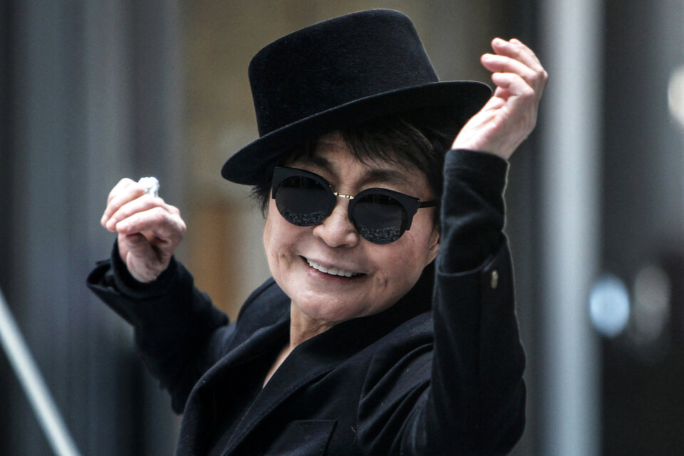 Yoko Ono es coautora de "Imagine" junto a John Lennon. (Fuente: AFP)