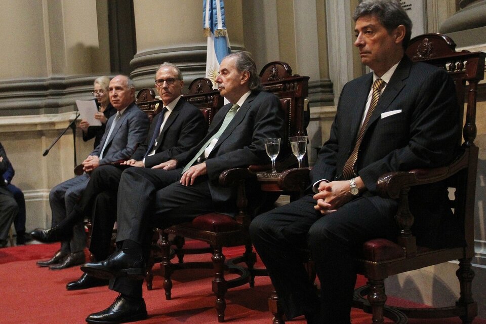 Horacio Rosatti, Juan Carlos Maqueda, Ricardo Lorenzetti y Carlos Rosenkrantz. (Fuente: Bernardino Avila)