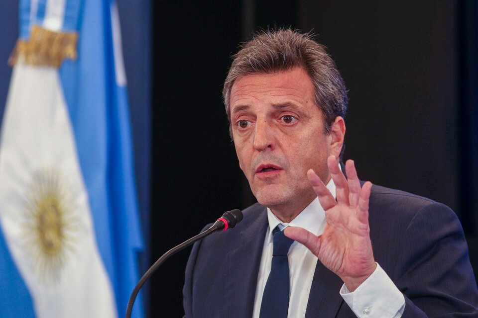 Sergio Massa, ministro de Economía, tiene una apuesta audaz de que comience con un tres la tasa de inflación a mediados de año. (Fuente: NA)