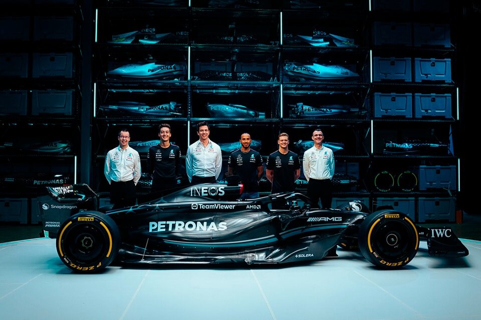 Fórmula 1: el equipo Mercedes presentó su nuevo monoplaza  (Fuente: Prensa Mercedes)