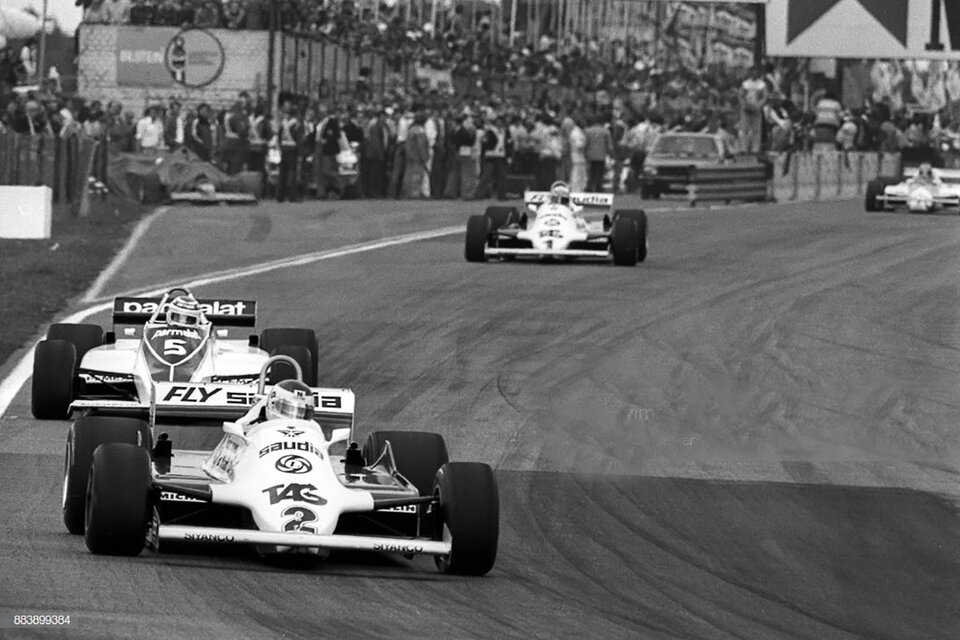 Reutemann, Nelson Piquet y Alan Jones (Fuente: AFP)
