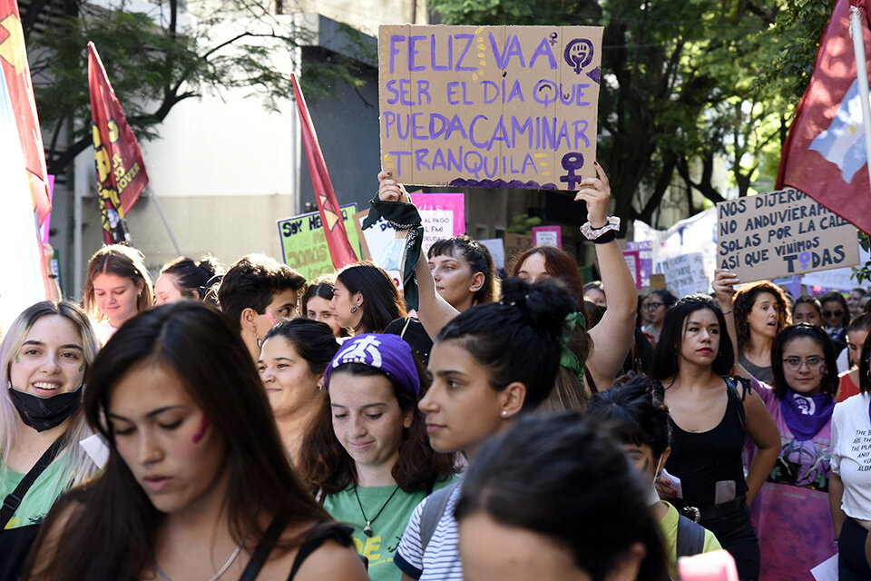 La marcha del 8M volverá a poner en las calles las demandas feministas.  (Fuente: Andres Macera)