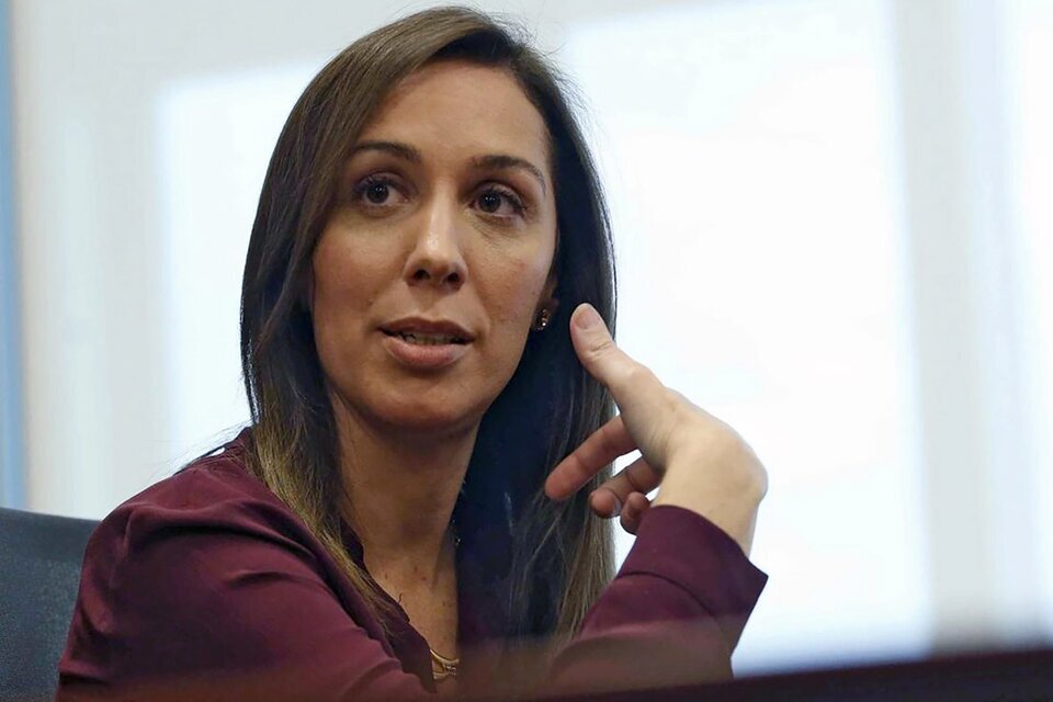 María Eugenia Vidal: "Si Macri es candidato, yo no voy a competir"