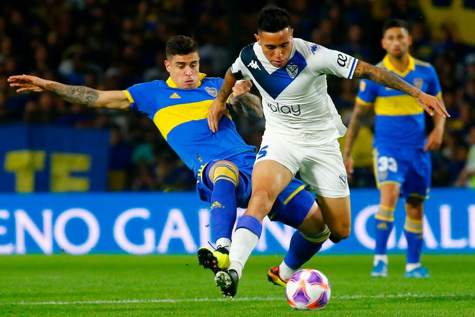 El último Boca-Vélez se definió sobre el final con un gol de Morales