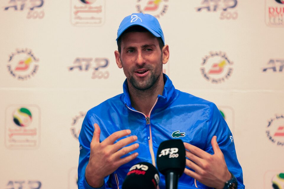 Novak Djokovic vuelve esta semana la circuito en Dubai, tras ganar Australia en enero. (Fuente: AFP)