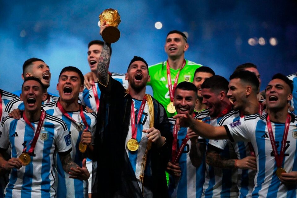 El seleccionado argentino campéon podrá festejar ante su gente con dos amistosos (Fuente: AFP)