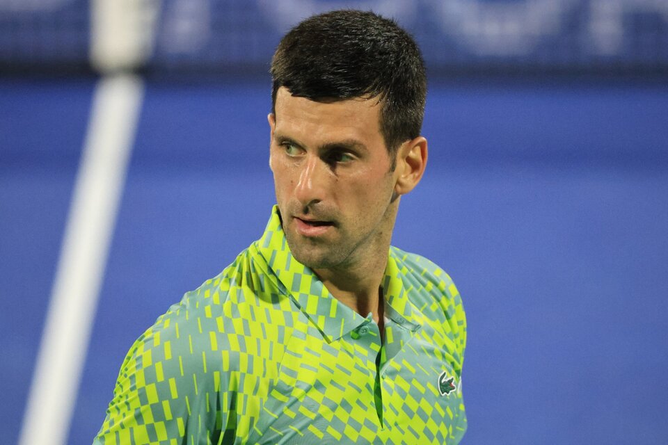 Djokovic llegó a semifinales en Dubai la semana pasada. (Fuente: AFP)
