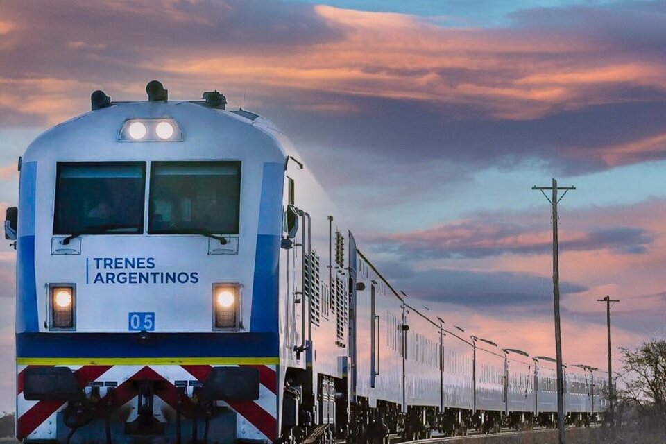 Los trenes de larga distancia, una alernativa para viajar en Semana Santa. Imagen: Trenes Argentinos