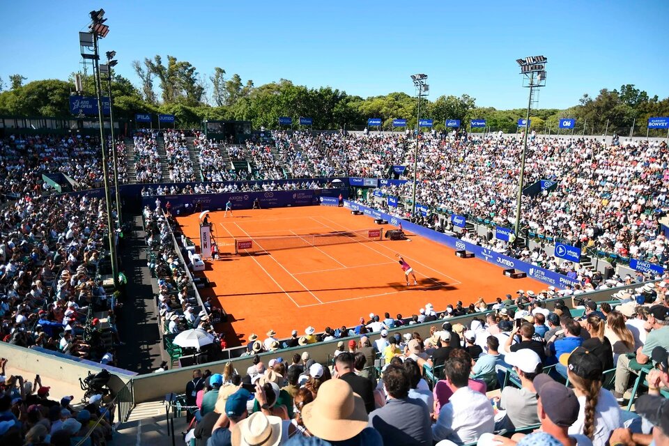 El court Guillermo Vilas del Buenos Aires Lawn Tennis (Fuente: Télam)
