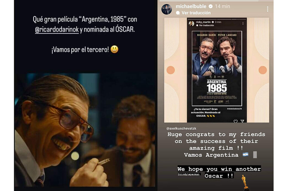 Los elogios famosos para "Argentina, 1985"