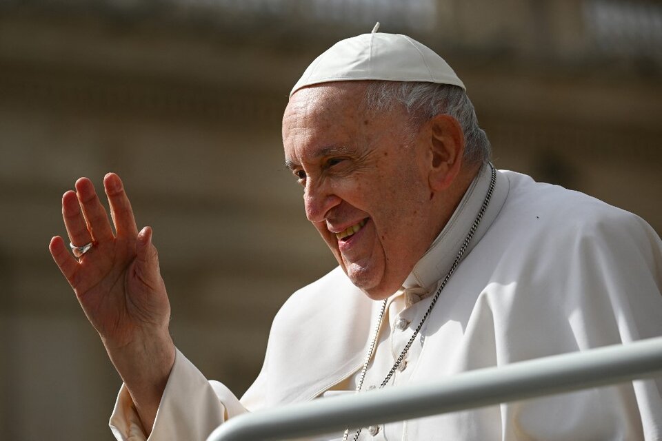 El papa Francisco cumple 10 años como Sumo Pontífice este lunes 13 de marzo. (Fuente: AFP)