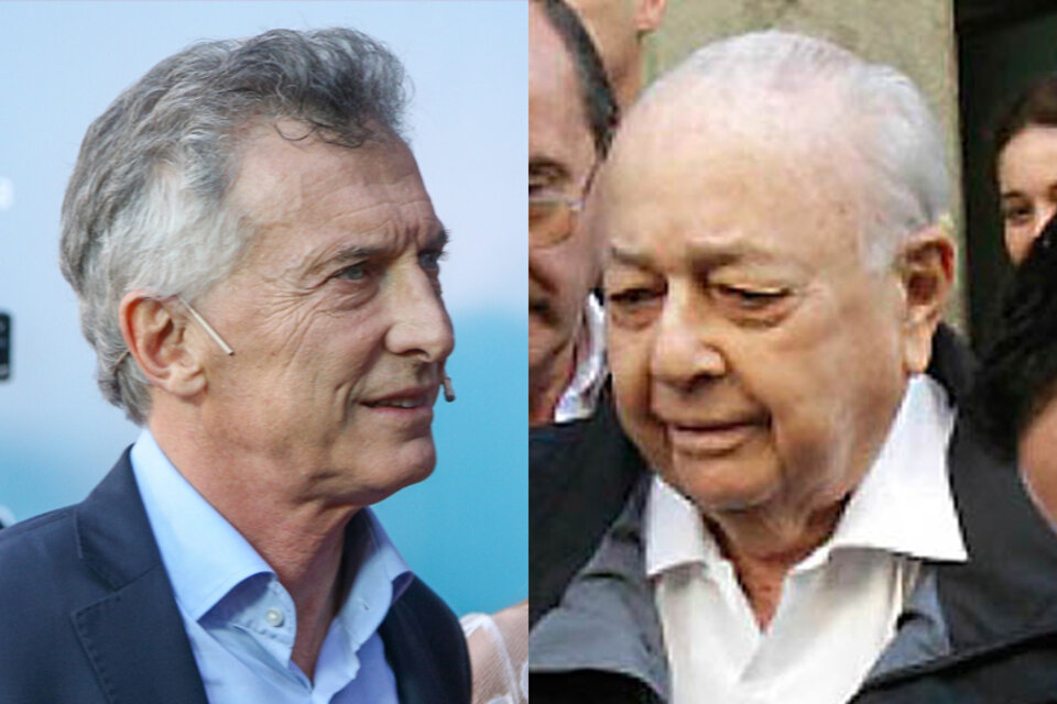 Mauricio Macri y Carlos Pedro Blaquier.
