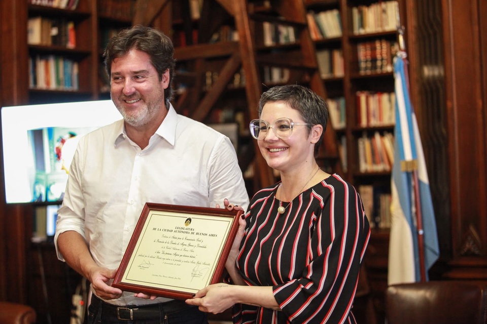 Matías Barroetaveña y Gisela Marziotta (Fuente: Jorge Larrosa)