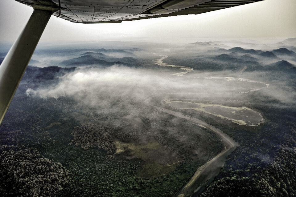 Nube de humo de los incendios forestales durante el segundo semestre de 2022 en el norte salteño. (Fuente: Gentileza Greenpeace)