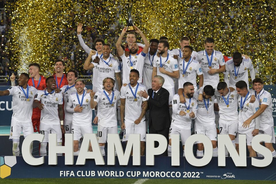 Real Madrid, último campeón del Mundial de Clubes. (Fuente: EFE)