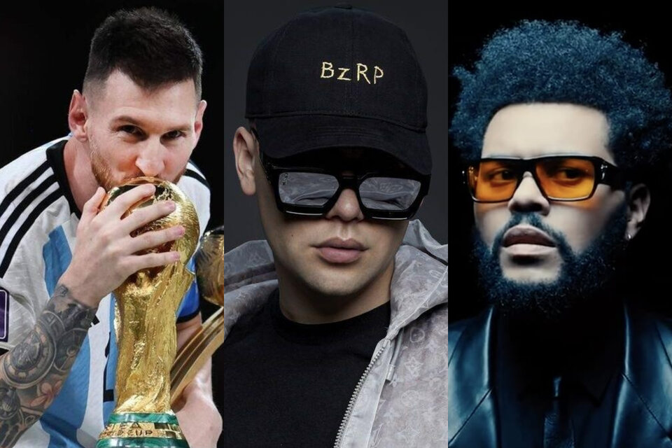 La selección campeona del mundo, Bizarrap y The Weeknd se presentarán ante miles de personas. (AFP/Intagram-Bizarrap/Universal Music Group)