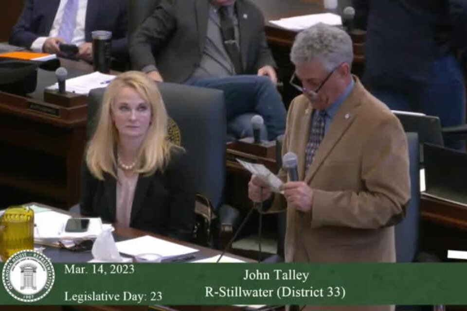 John Talley, el legislador que impulsó la norma rechazada. 