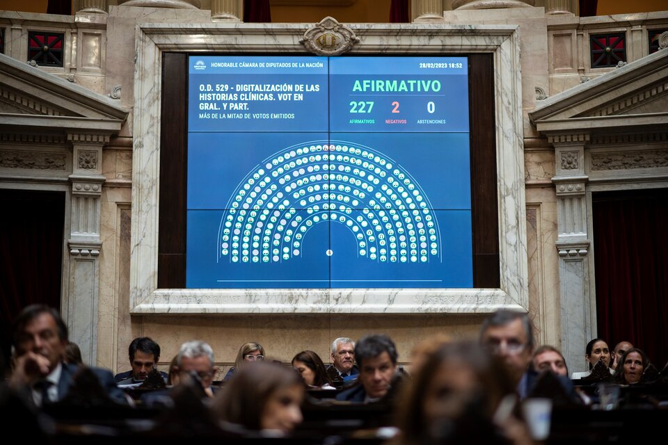 La Cámara de Diputados aprobó por amplia mayoría y convirtió en ley el 28 de febrero pasado la iniciativa (Foto: @diputadosar).