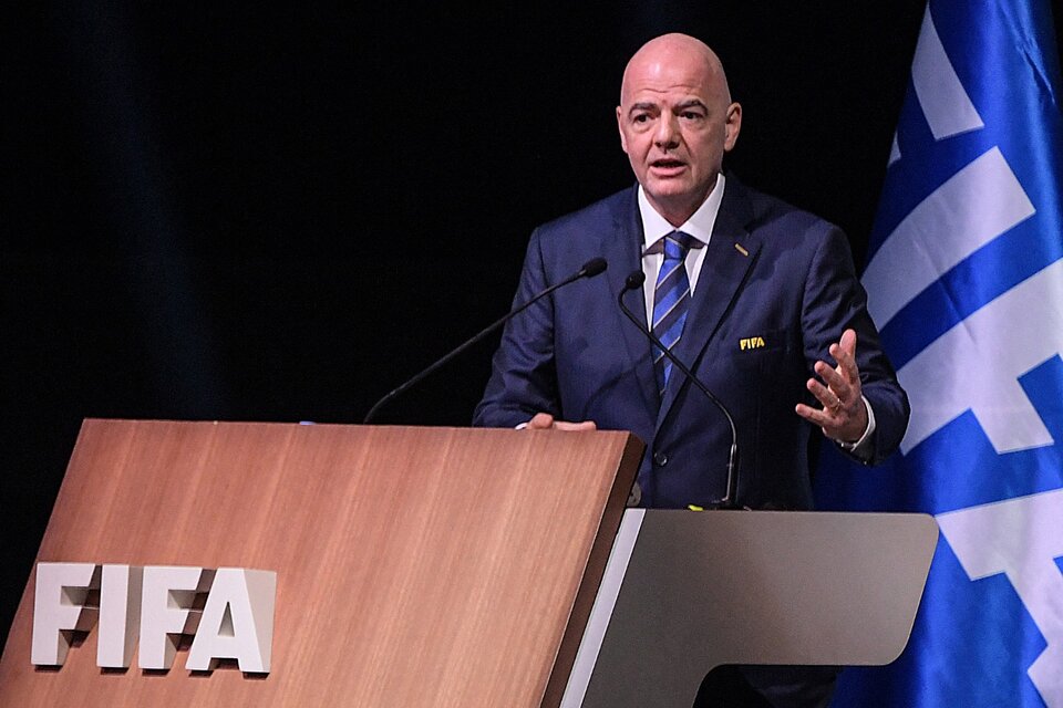Infantino resaltó la bonanza económica de su gestión al frente de la FIFA. (Fuente: AFP)