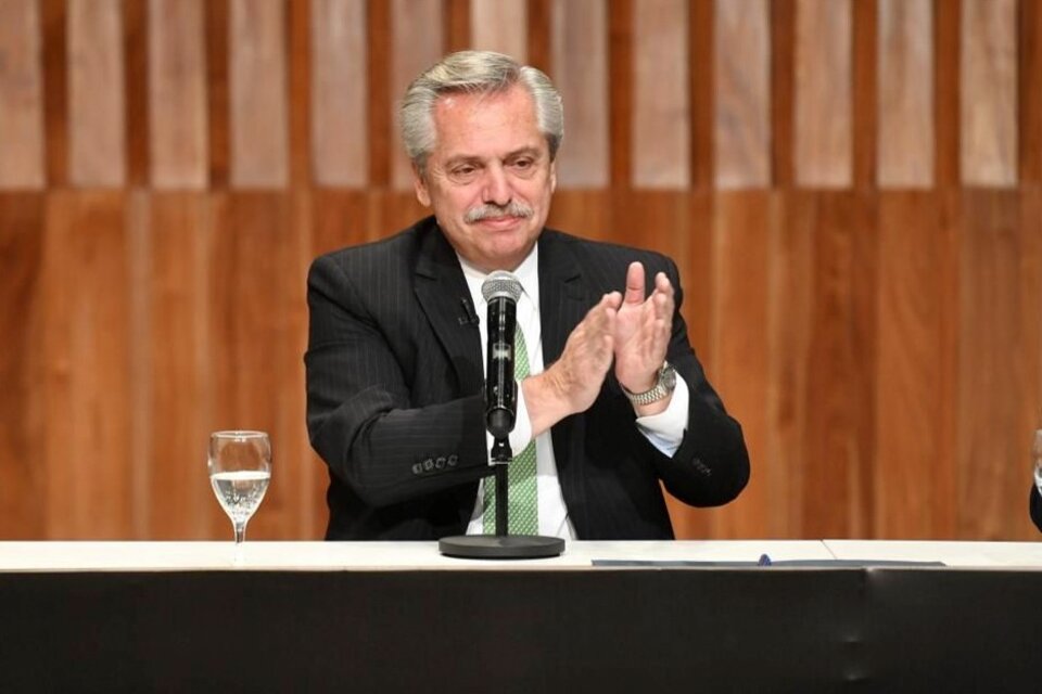 El presidente Alberto Fernández brindará este lunes un discurso inaugural en el III Foro Mundial de Derechos Humanos, en el CCK. (Foto: NA)