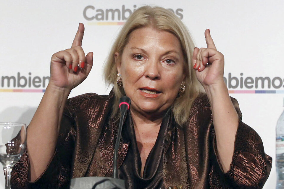 Elisa Carrió, de la Coalición Cívica