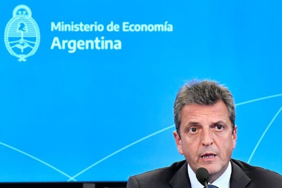 Ministro de Economía Sergio Massa.