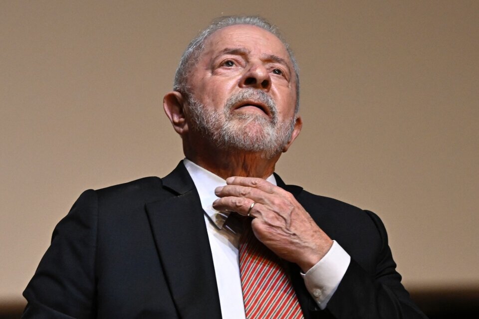 Lula da Silva fue diagnosticado con neumonía leve. Imagen: AFP