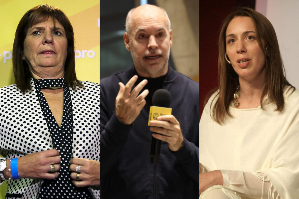 Las reacciones de Patricia Bullrich, Horacio Rodríguez Larreta, y María Eugenia Vidal tras el anuncio de Mauricio Macri.