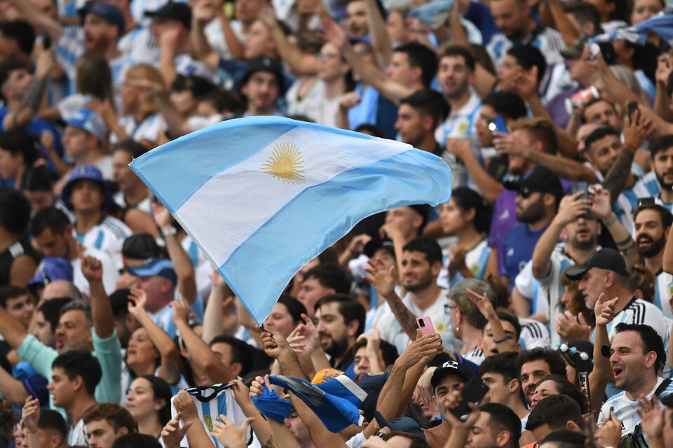 Previo al encuentro en Santiago del Estero, se realizó un primer amistoso ante Panamá en el Monumental. Imagen: Télam. 