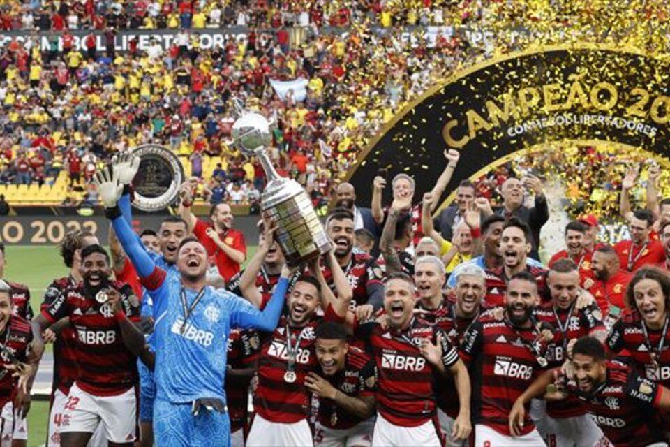 Flamengo, último equipo en alzar la Copa Libertadores (Fuente: EFE)