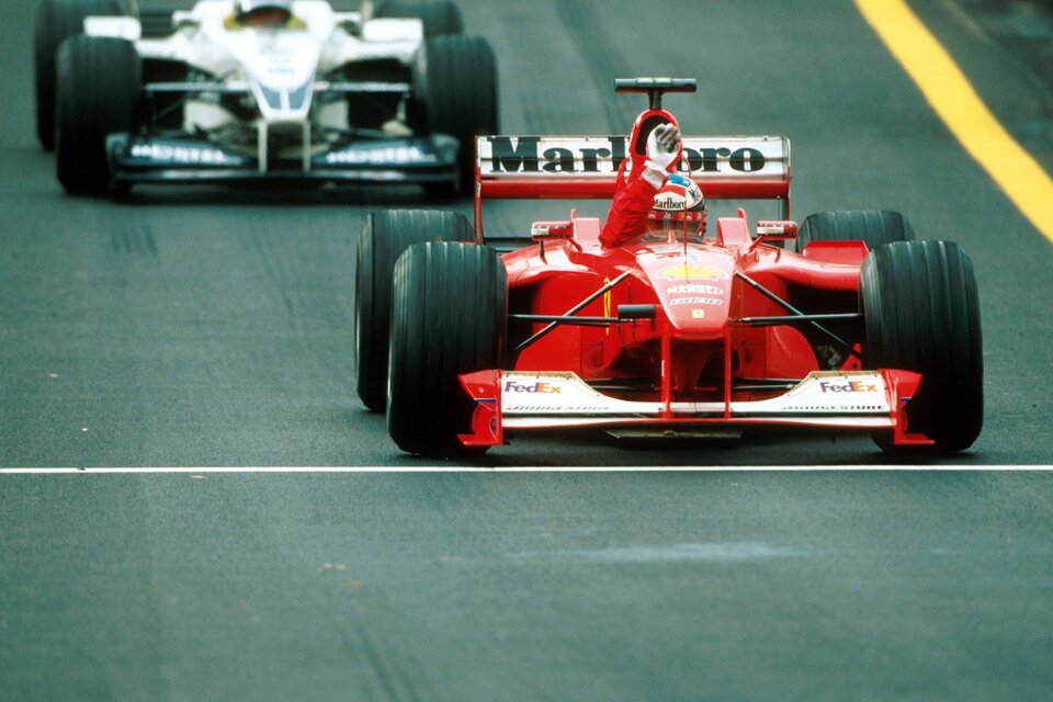 La histórica Ferrari con la que Michael Schumacher ganó su primer título mundial con la escudería Maranello. Fotos: Sotheby's