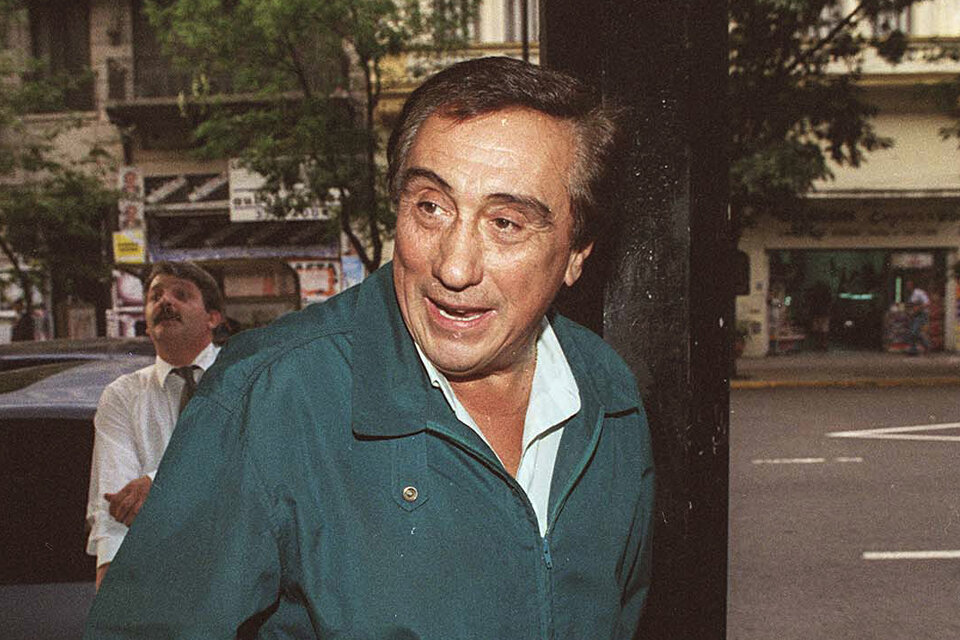 Saúl Ubaldini, uno de los líderes sindicales que cobró protagonismo a partir del primer paro contra la dictadura, el 27 de abril de 1979.