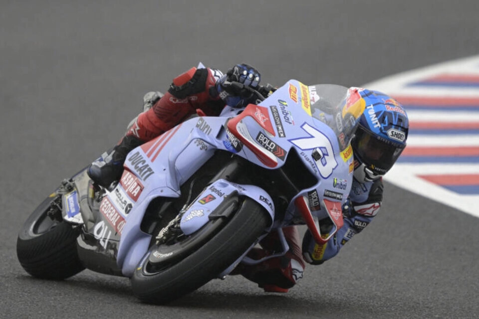 Alex Márquez se quedó con la pole del Gran Premio de la Argentina de MotoGP. (Fuente: AFP)