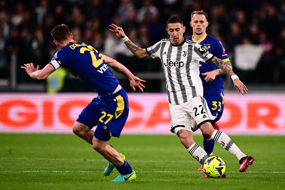 Di María entró en el segundo tiempo en el triunfo de Juventus. (Fuente: AFP)