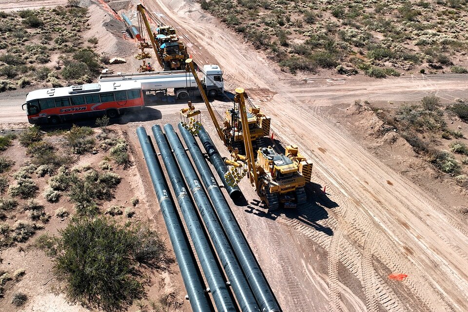 La obra también permitirá exportar gas a Chile a través del Gasoducto NorAndino.