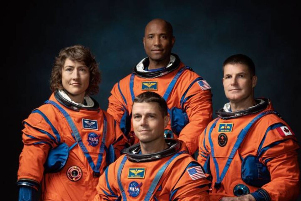 El equipo completo que estará a bordo de la nave espacial Orion. (Foto: NASA)