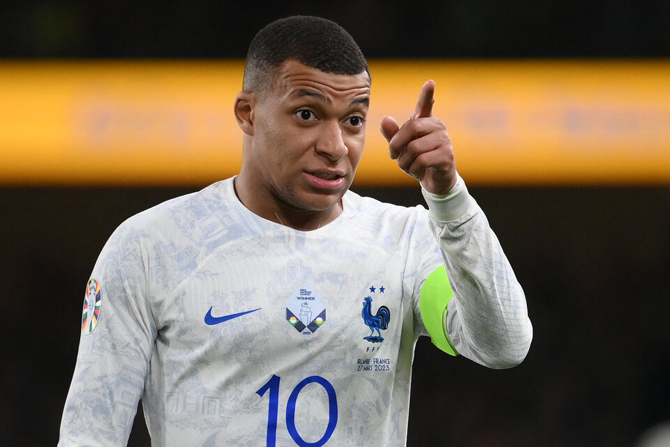 Kylian Mbappé criticó al PSG por utilizar su imagen en una campaña publicitaria.  (Fuente: AFP)