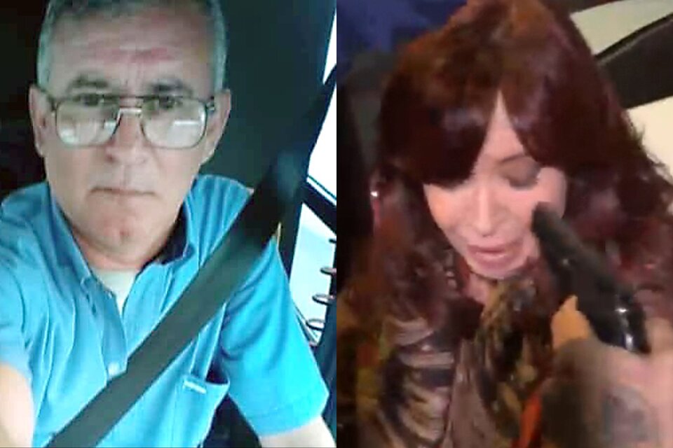 Daniel Barrientos y la ex presidenta Cristina Kirchner.