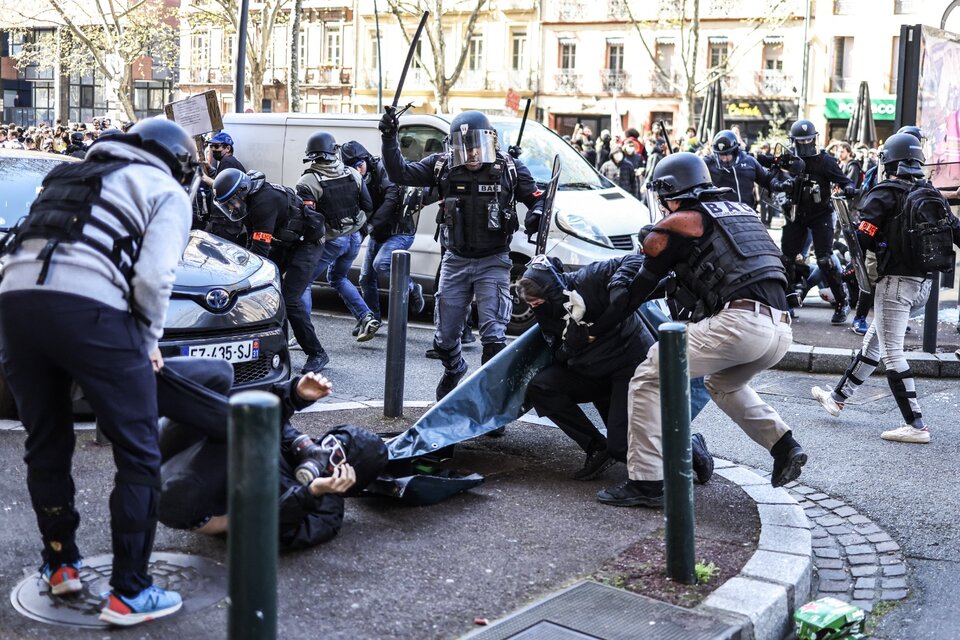 Francia: nueva protesta por la reforma jubilatoria (Fuente: AFP)