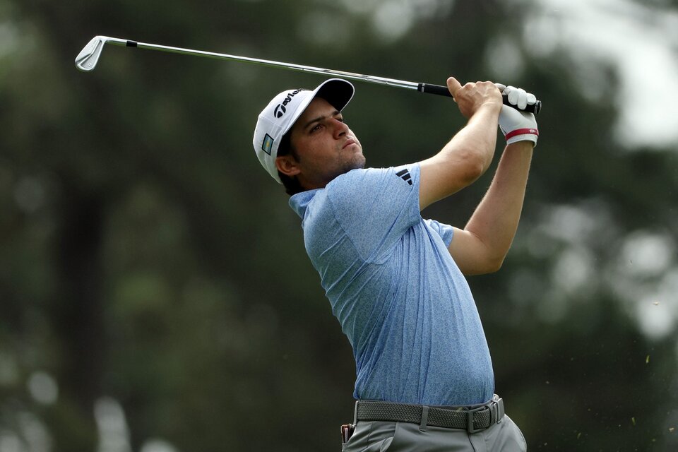 Masters de Augusta de golf: el argentino De Oliveira hizo un buena primera vuelta (Fuente: AFP)