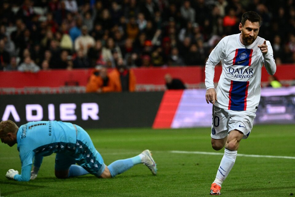 Messi marcó después de un mes con el Paris Saint Germain. (Fuente: AFP)
