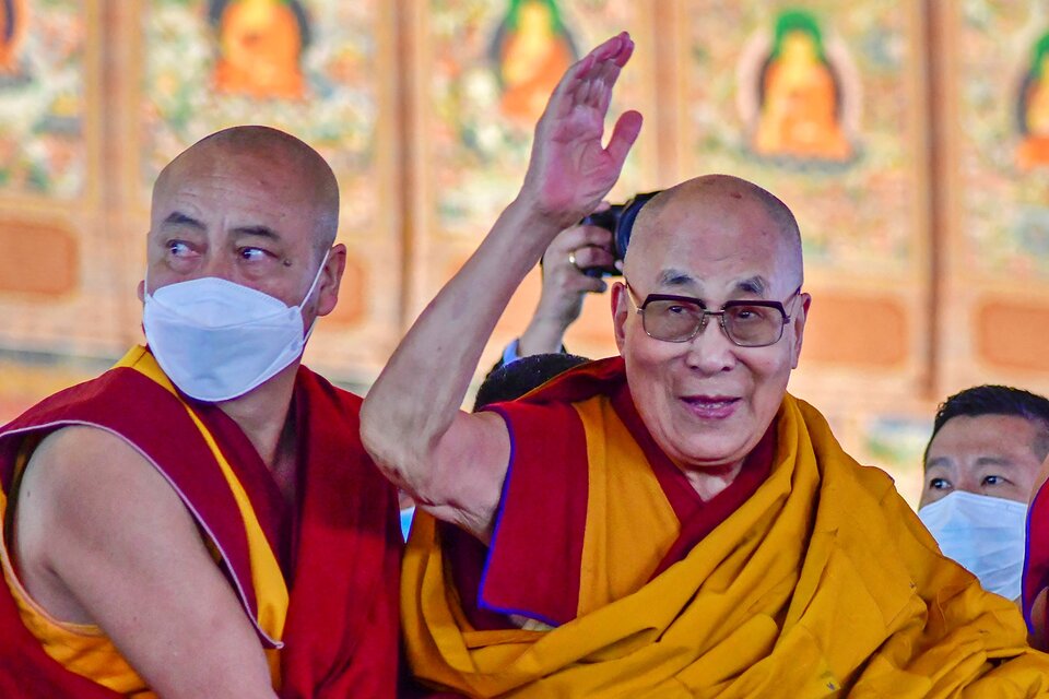 Tenzin Giatso, más conocido como el Dalai Lama. Imagen: NA.