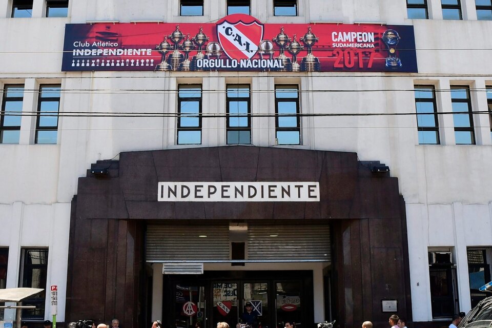 La sede de Independiente, en Avellaneda. 